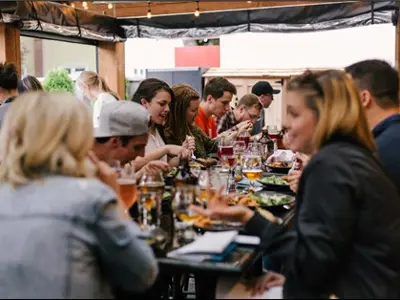 A Busy Restaurant  