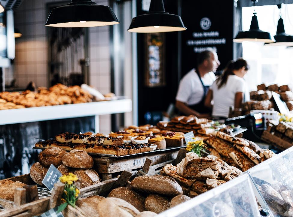 A restaurant's inventory of baked goods